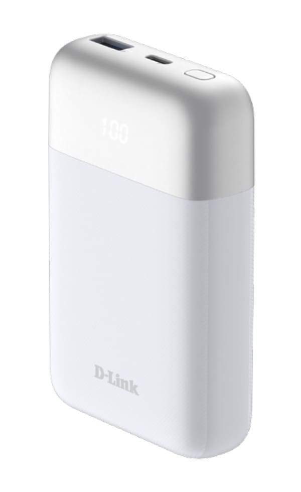 D-Link DPP-101 Powerbank 10000 mAh 18 Watt Weiß