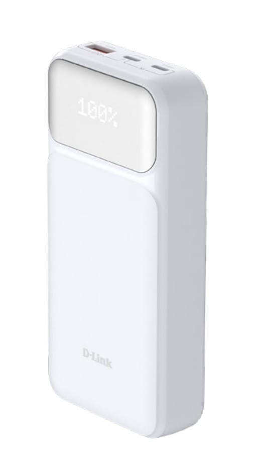 D-Link DPP-201 Powerbank 20000 mAh 65 Watt Weiß