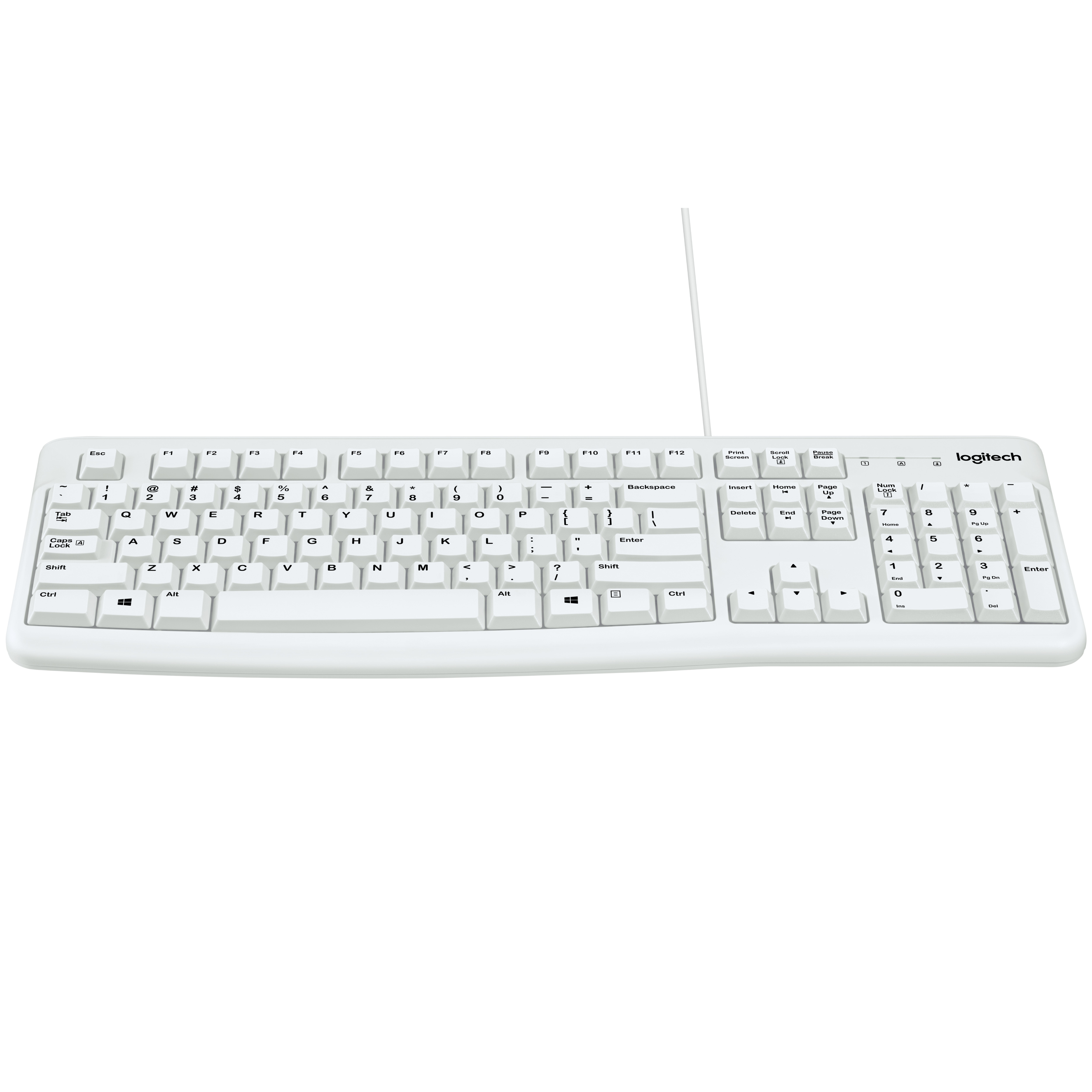 Logitech K120 for Business Tastatur kabelgebunden, Weiß