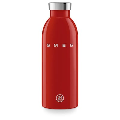 SMEG WBF01RD 24Bottles® Clima Bottle isolierte Edelstahlflasche Rot 500 ml