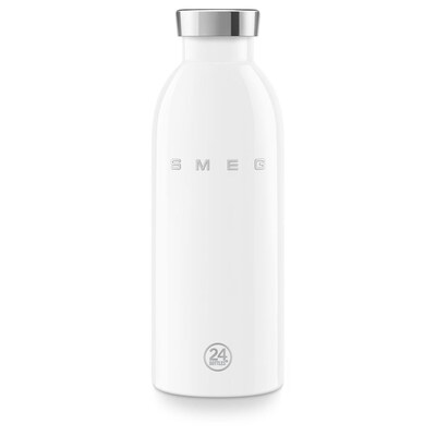SMEG WBF01WH 24Bottles® Clima Bottle isolierte Edelstahlflasche Weiß 500 ml