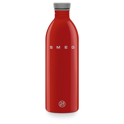 SMEG WBF02RD 24Bottles® Urban Bottle Edelstahlflasche Rot 1l