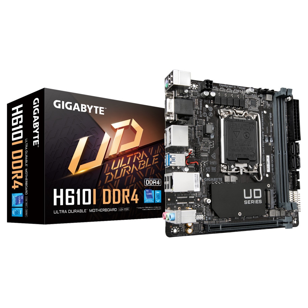 GIGABYTE H610I DDR4 Mini-ITX Mainboard - Sockel 1700