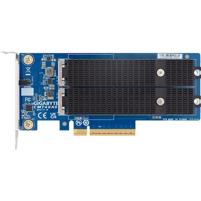 GIGABYTE CMT40A0 M.2 Expansion Card 2 x Gen5 NVMe 2280/22110 Cards