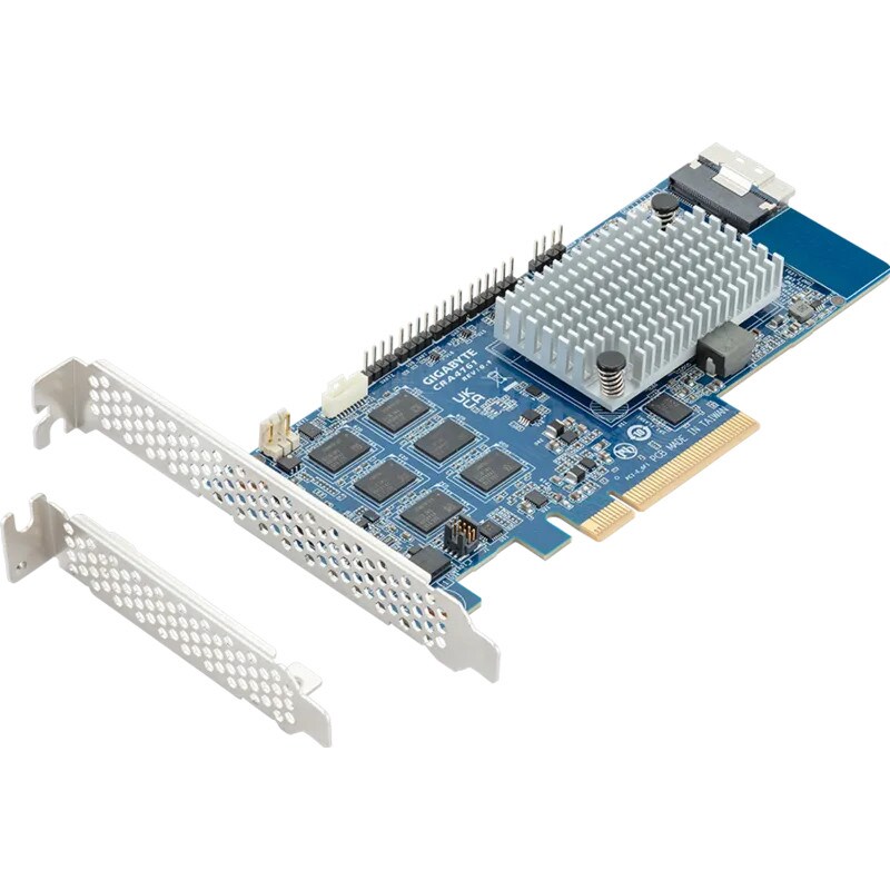 GIGABYTE CRA4761 8-port 12Gb/s PCIe 4.0 x8 RAID Card