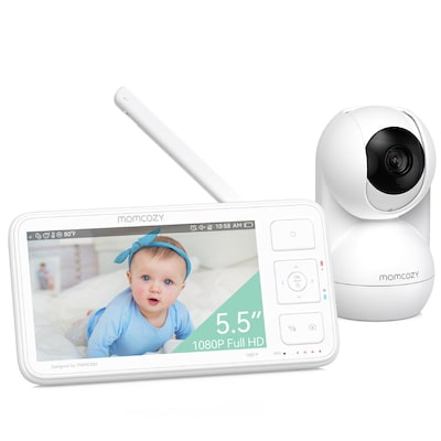 Momcozy Video-Babyphone BM03 13,97cm (5,5 Zoll) mit Akku, 1080P HD-Kamera