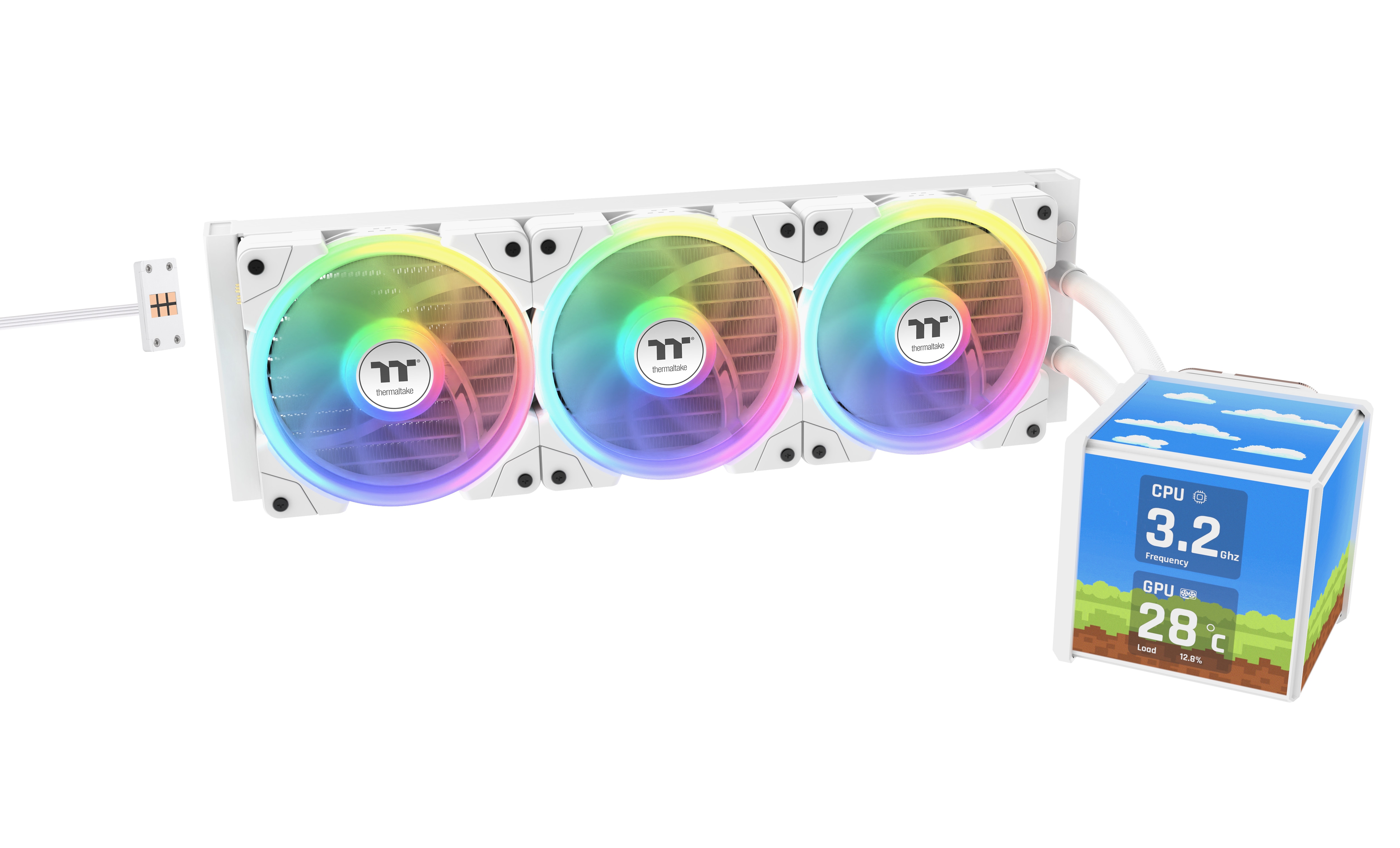Thermaltake MINECUBE 360 Ultra | All-in-One liquid cooler | Snow - Bild 4
