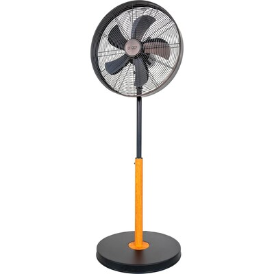 Unold Black Steel Standventilator schwarz/ braun