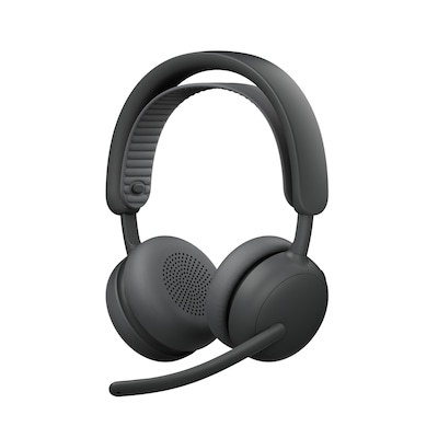 Logitech Zone Wireless 2 ES (Consumer/Retail) Grafit, Kabelloses USB-Headset mit adaptiver Hybrid-ANC, Mikrofon mit Geräuschunterdrückung