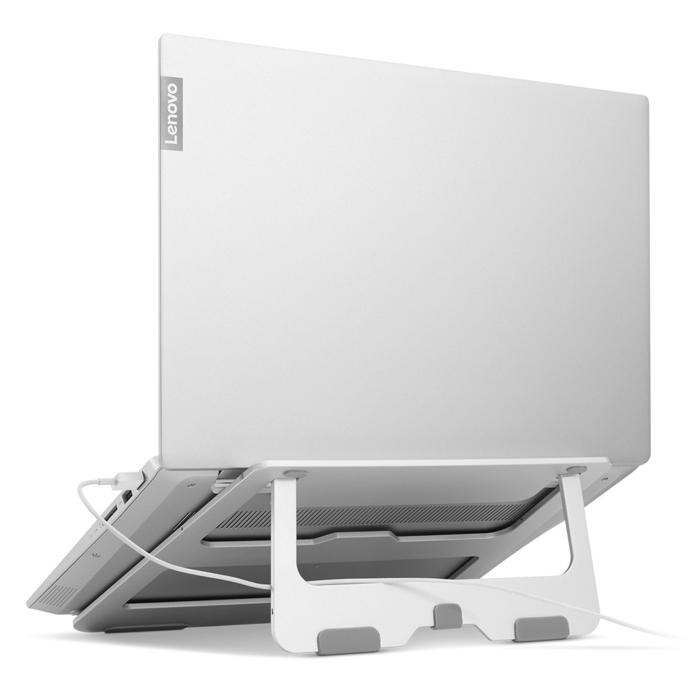 Lenovo 2-in-1 Notebookständer Schwarz für dein Notebook und Smartphone
