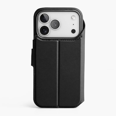 Vonmählen Like Leather Folio für iPhone 17 Pro schwarz
