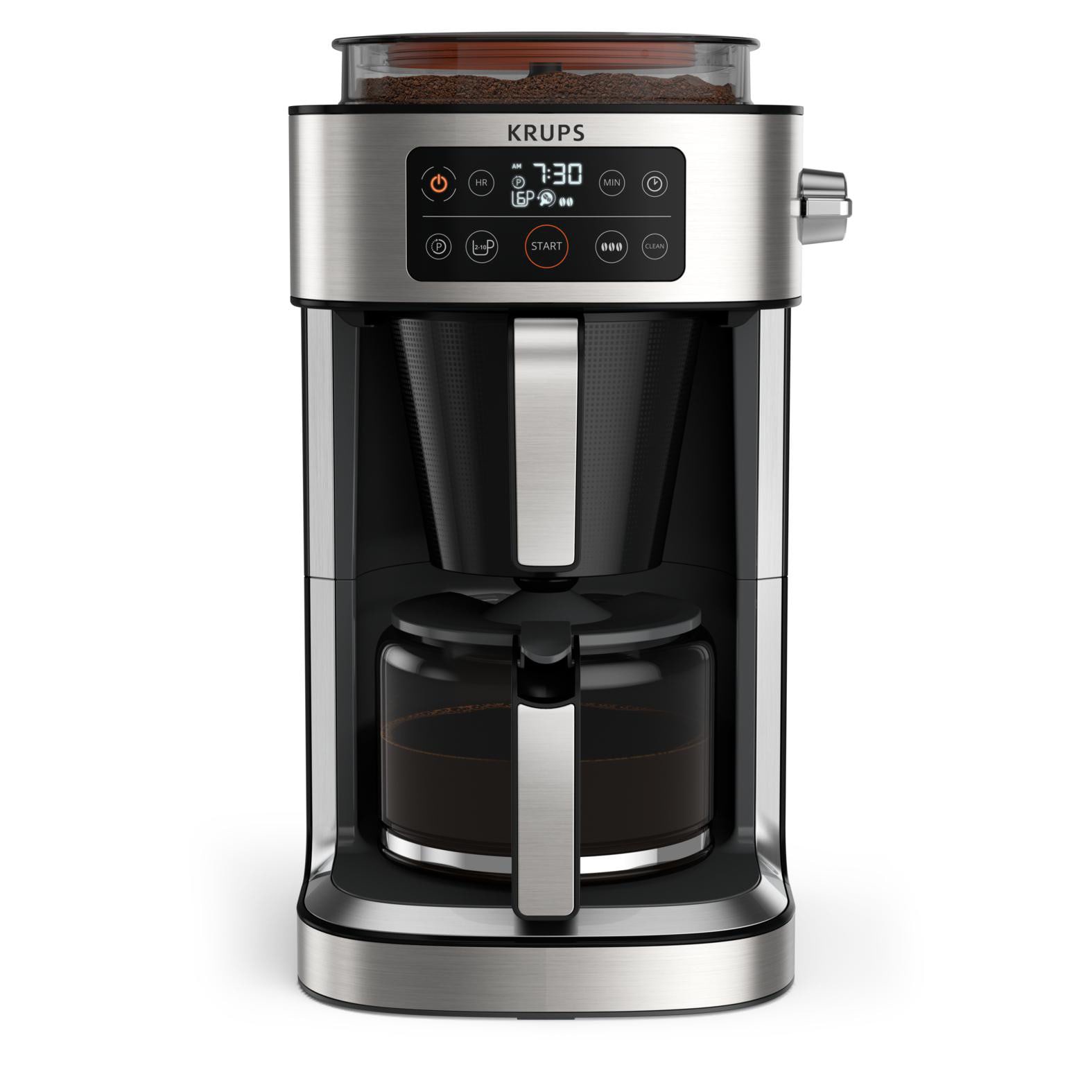 Krups KM 760D Aroma Kaffee-Maschine Schwarz 2-10 Tassen