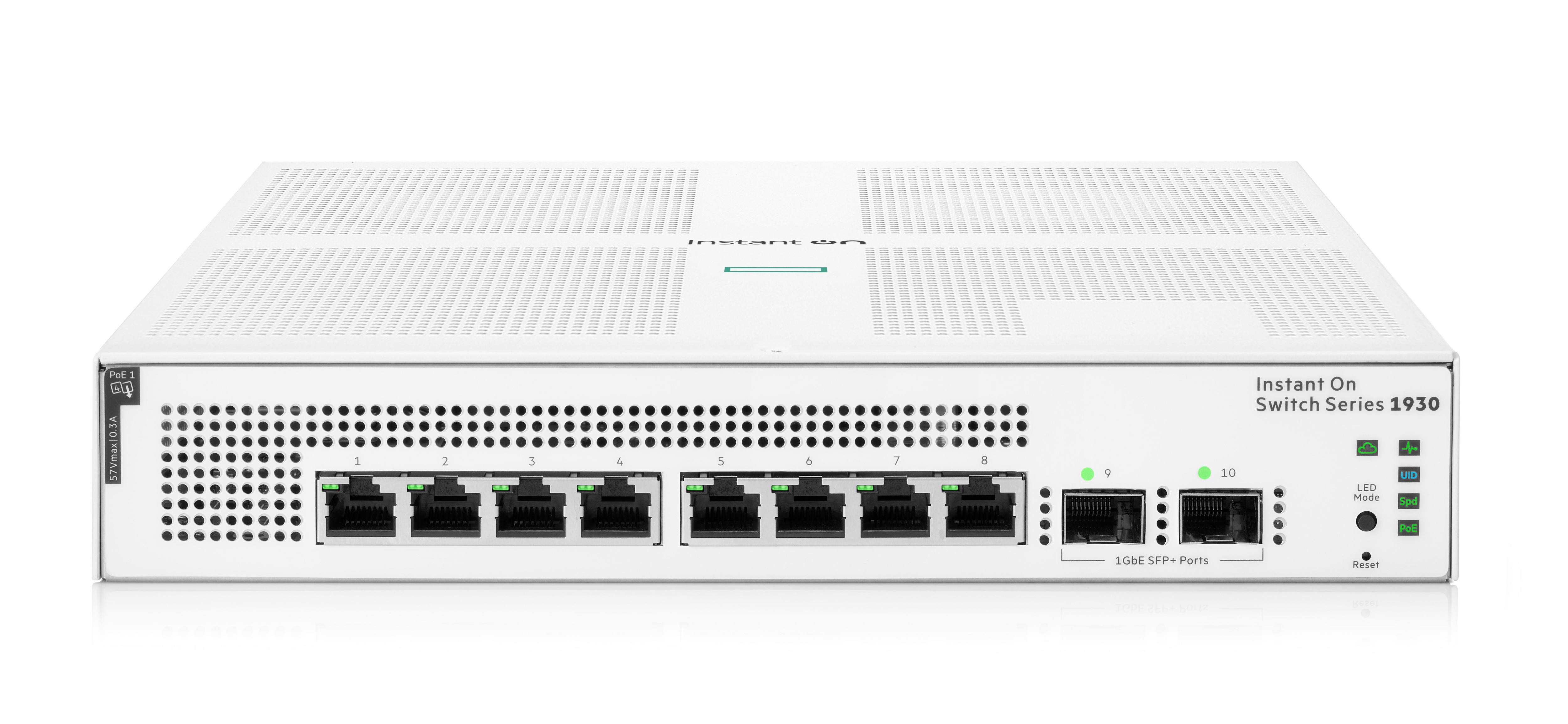 HPE Instant On 1930 8p Gigabit CL4 PoE 2p SFP 124W Switch