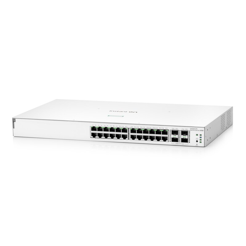On 1930 günstig Kaufen-HPE Instant On 1930 24p Gigabit CL4 PoE 4p SFP+ 195W Switch. HPE Instant On 1930 24p Gigabit CL4 PoE 4p SFP+ 195W Switch <![CDATA[• Smart Managed Switch • 24 RJ45-Ports (24x GB-LAN) • 24 POE Ports mit 195W Gesamtbudget (davon 24x PoE+) • Zusätzliche Ports