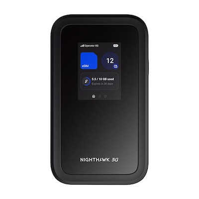 Netgear  Nighthawk M7 5G WiFi 7 Mobiler Hotspot-Router (MH7150) mit eSIM | 00606449174182