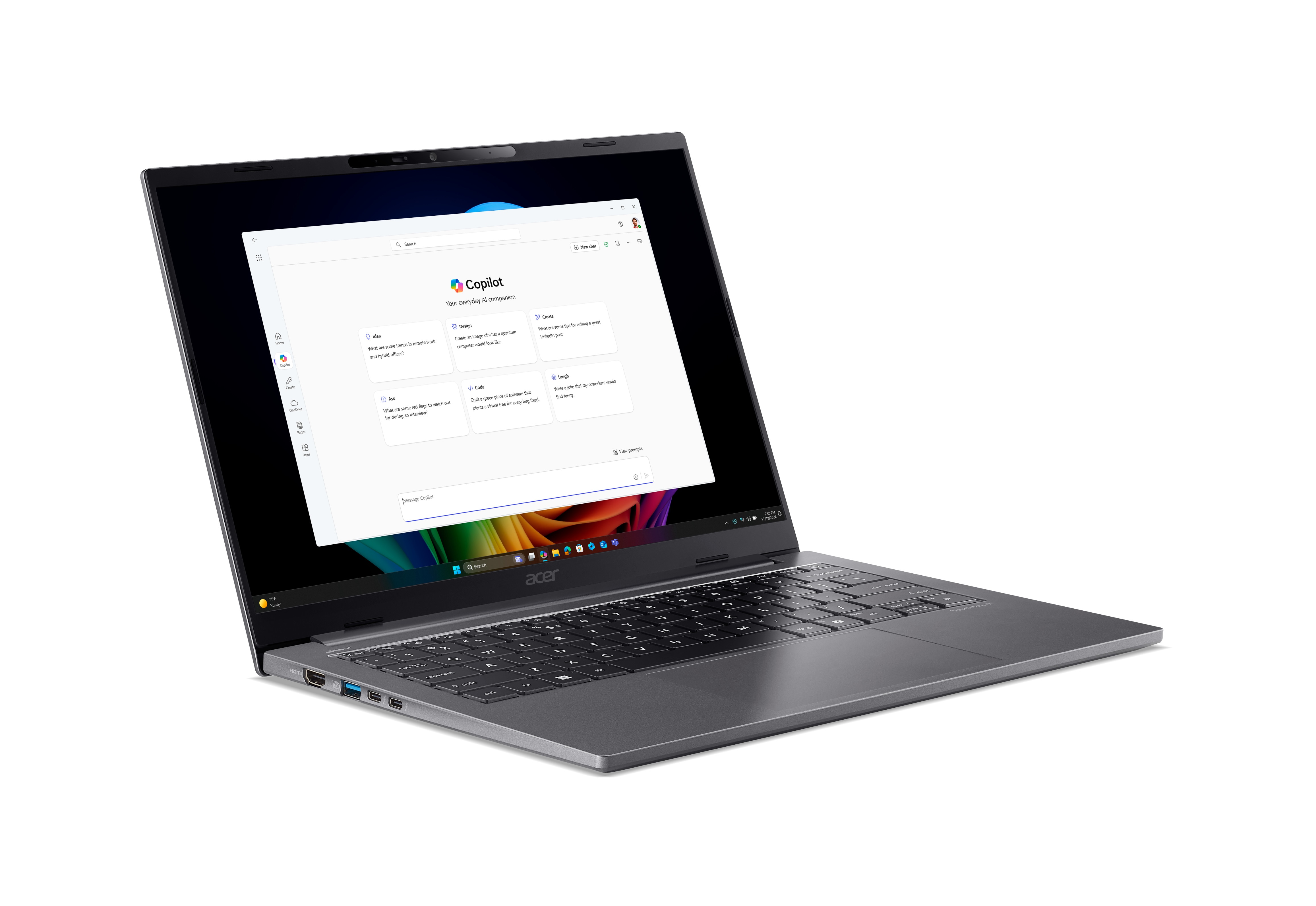 Acer TraveMate X4 TMX414-51-TCO-51NL 14" WUXGA Core Ultra 5 226V 16GB/512GB W11Pro