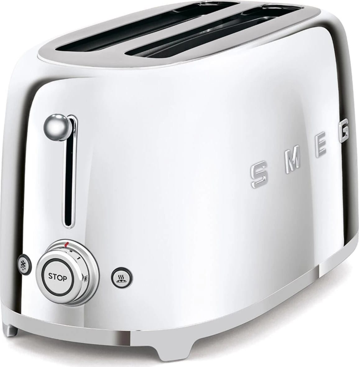 SMEG TSF02SSEU 50s Style 4 Scheiben Langschlitz Toaster Chrome