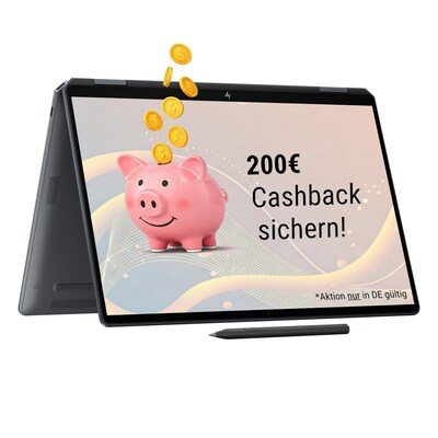 HP  OmniBook Ultra Flip 14″ 2,8k OLED Touch Core Ultra 7 258V 32GB/2TB SSD Windows 11 Home – 14-fh0079ng inkl. HDMI Adapter and Pen Copilot+PC | 00198701616078