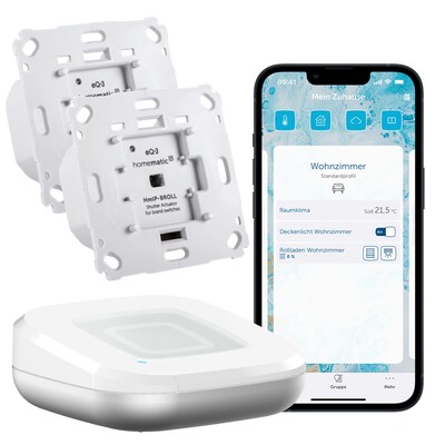 Image of Homematic IP Starter Set Rollladen / Beschattung • 2x Aktor • Access Point 2