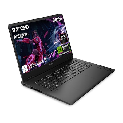 HP  OMEN Gaming Laptop 17,3″ QHD IPS Ryzen AI 7 350 32GB/1TB RTX 5070 240Hz Win11 17-db1475ng | 00199251802997