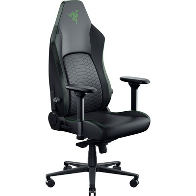 Razer  ISKUR V2 NewGen Schwarz-/Grün Gaming-Stuhl mit atmungsaktivem Komfort,  HyperFlex™ Lordosenstütze | 08886419354321