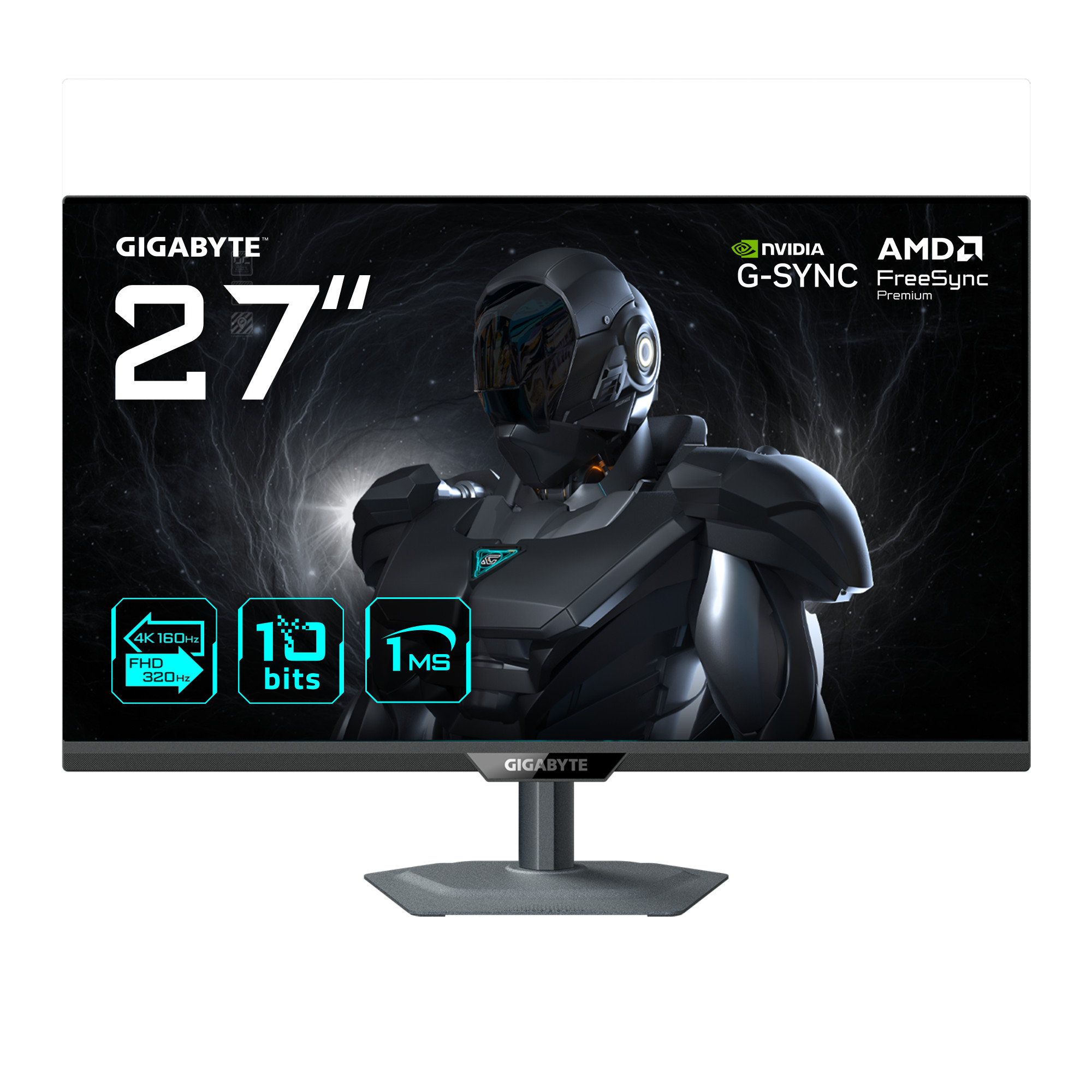 GIGABYTE G27UP 27 Zoll 4K (UHD) Fast IPS Panel 16:9 160 Hz Dual Mode Gaming Monitor