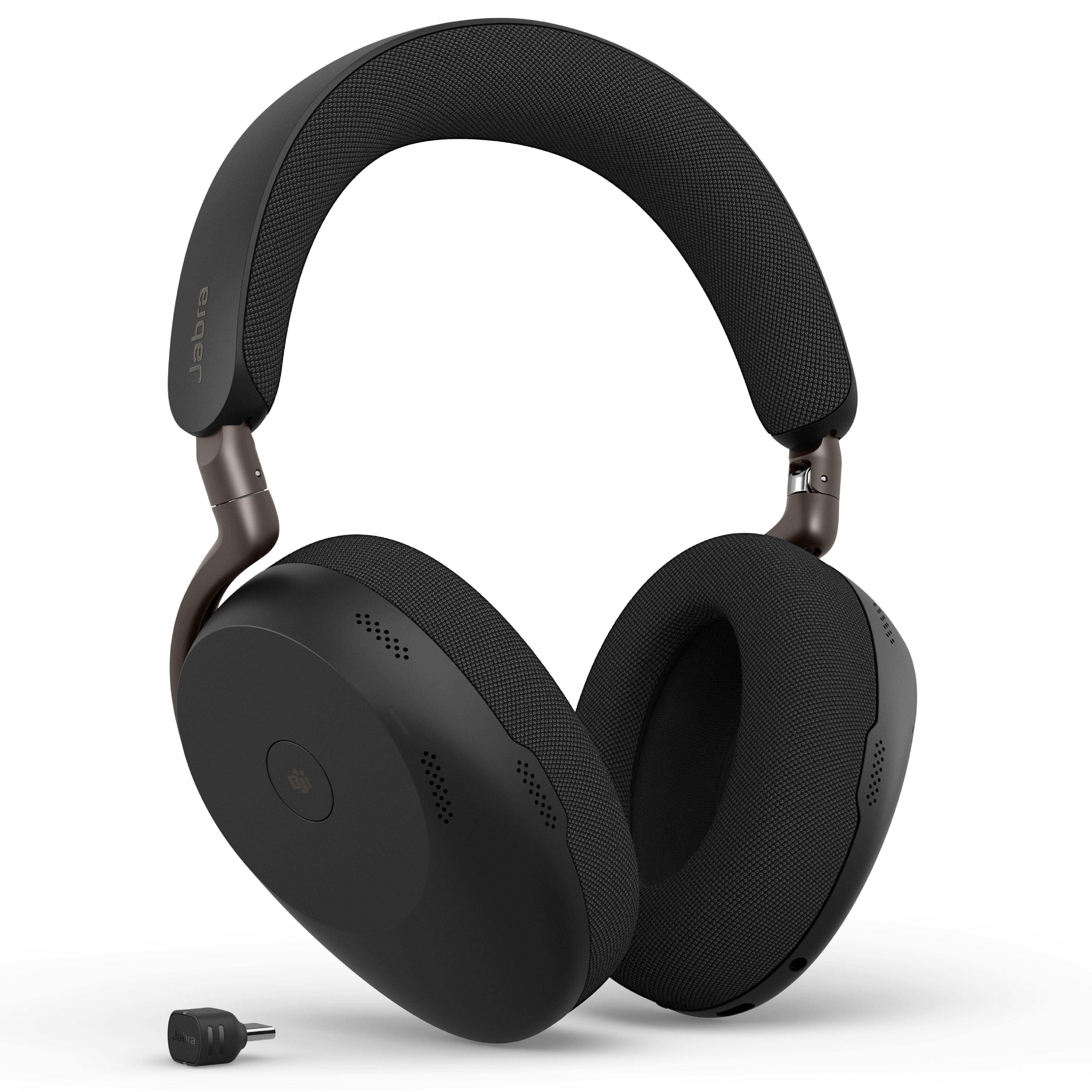 Jabra Evolve3 85 MS Schwarz Kabelloses Bluetooth-Headset inkl. USB-C Dongle, ANC (Aktive Geräuchunterdrückung)