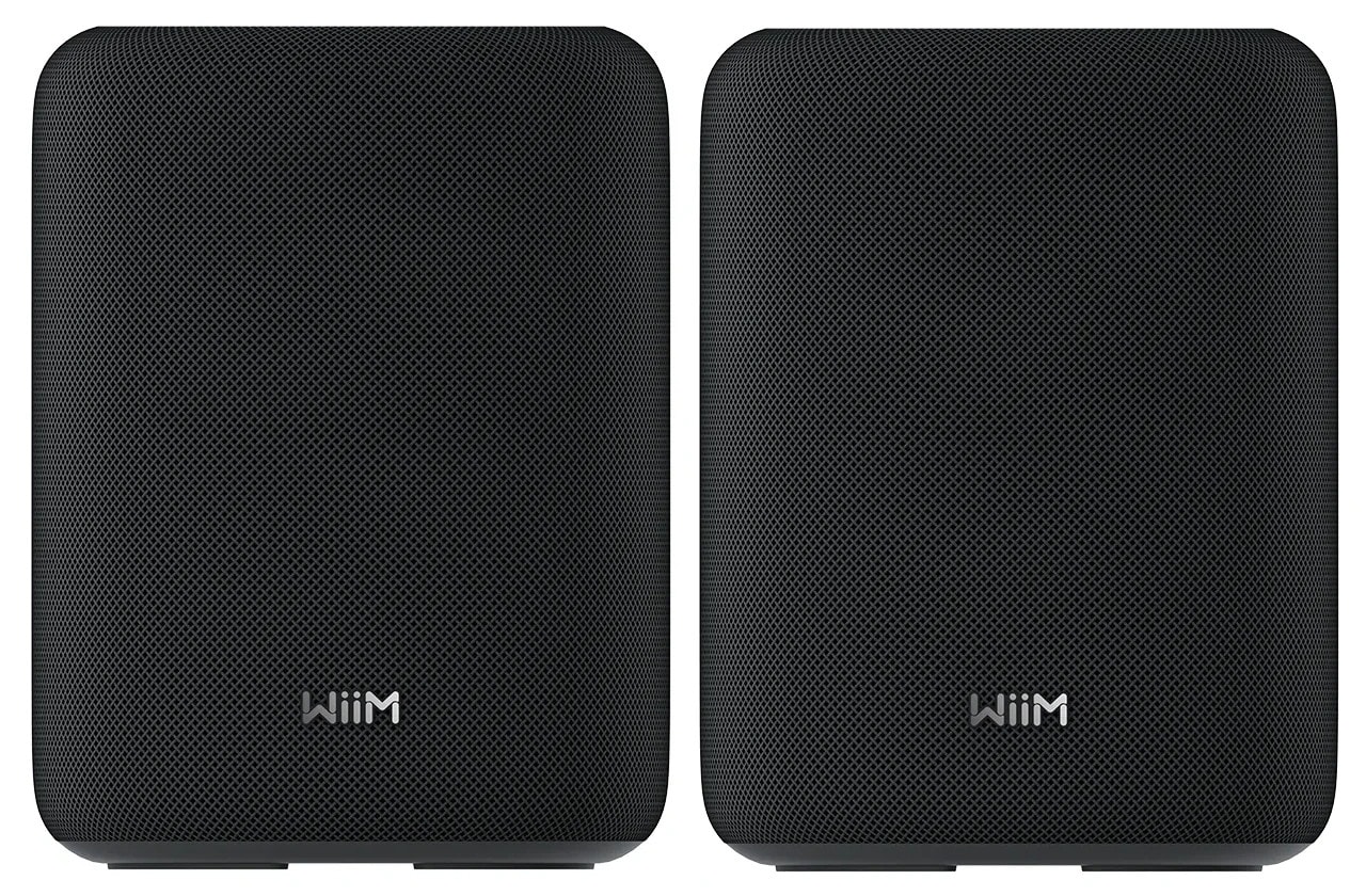 WiiM Sound LITE Twin Pack schwarz Smart Speaker Hi-Res Multiroom Lautsprecher-Set