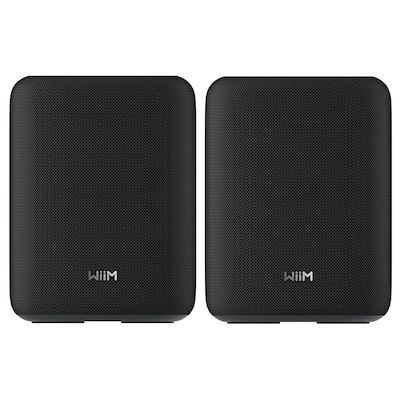 WiiM Sound LITE Twin Pack schwarz Smart Speaker Hi-Res Multiroom Lautsprecher-Set LPWISNDLTPB