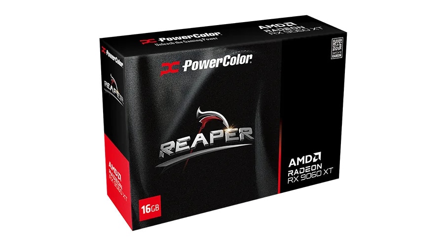 POWERCOLOR AMD Radeon RX 9060 XT Reaper 16GB GDDR6 Grafikkarte HDMI/DP