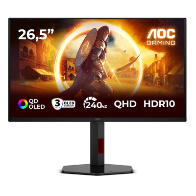 Image of AOC Q27G4ZDR 26.5 Zoll QHD QD-OLED Gaming Monitor 16:9 DP/HDMI 240 Hz