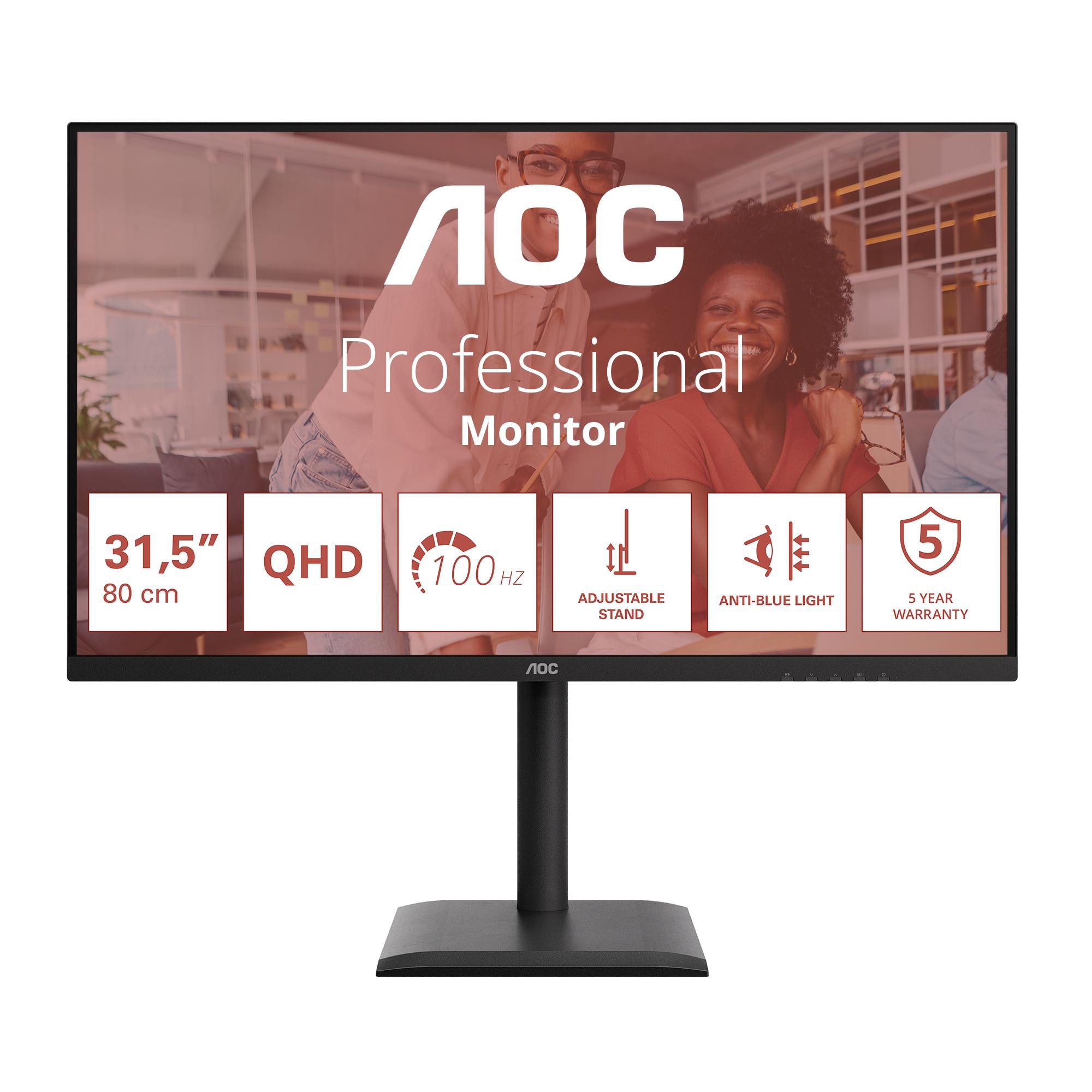 AOC Q32E4U 31.5 Zoll WQHD IPS Panel 16:9 100 Hz Monitor
