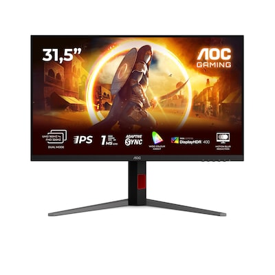 Image of AOC U32G4U 31.5 Zoll 4K (UHD) / Full HD (DualMode) IPS 16:9 160 Hz / 320 Hz Gaming Monitor