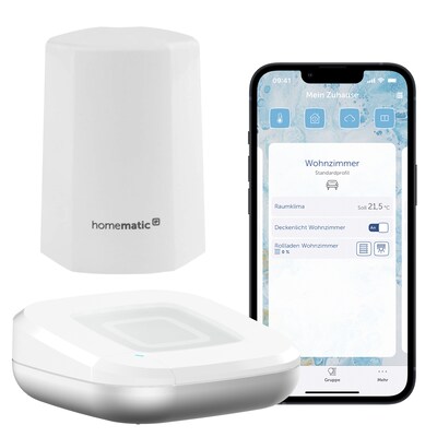 Image of Homematic IP smarte Wetterstation Temperatur + Luftfeuchtigkeit mit Access Point 2