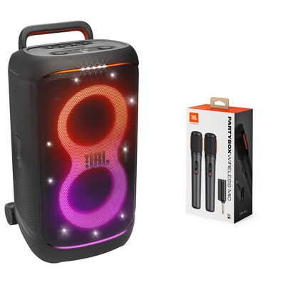 JBL PartyBox 520 mit 2 Mikrofonen