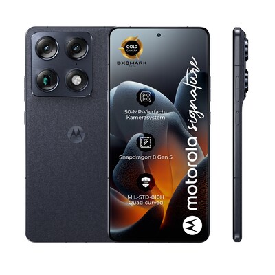 Motorola Signature 5G 16/512GB Android 16 Smartphone Carbon PBAB0002SE