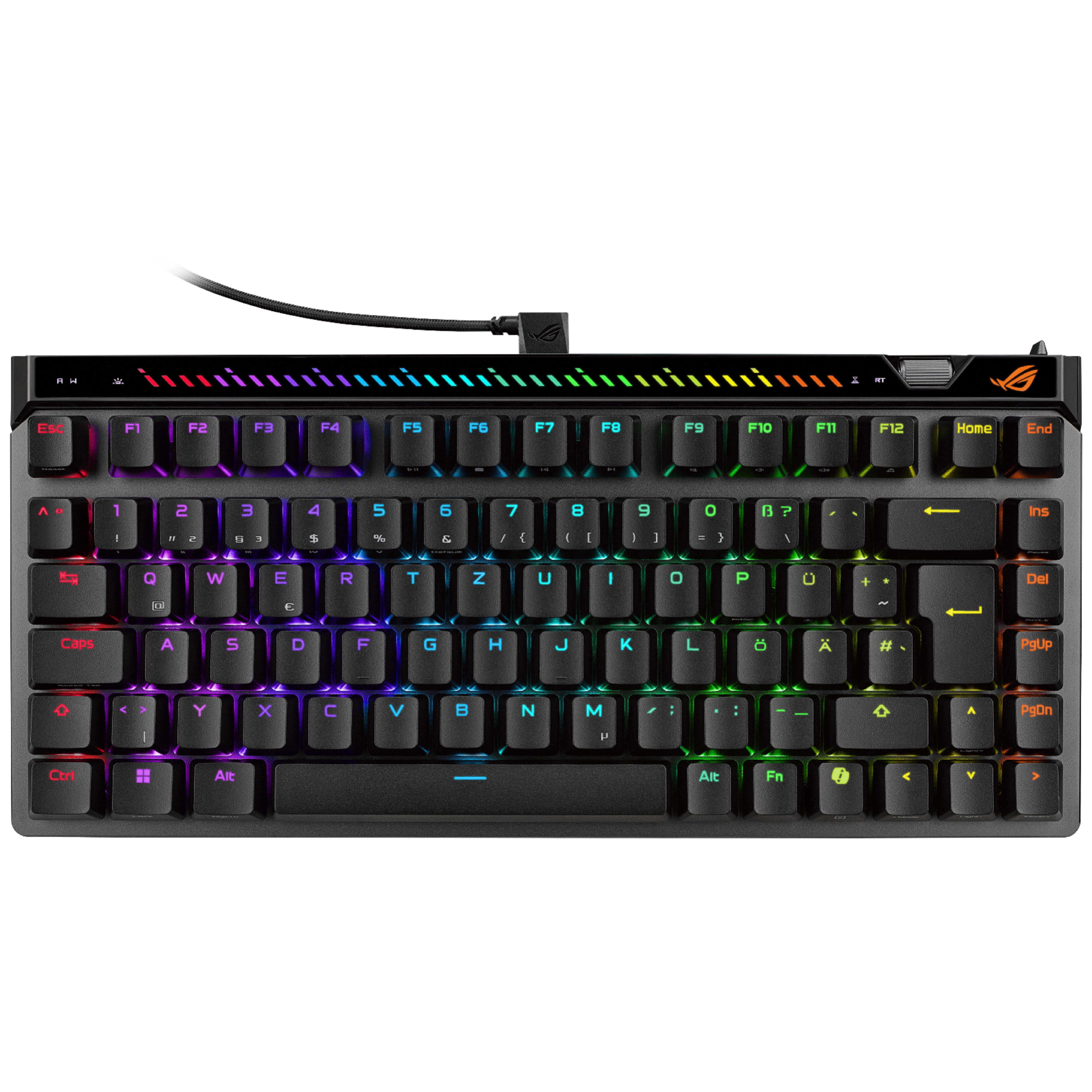 ASUS ROG Falchion Ace 75 HE Gaming Tastatur kabelgebunden, Mechanisch, Schwarz