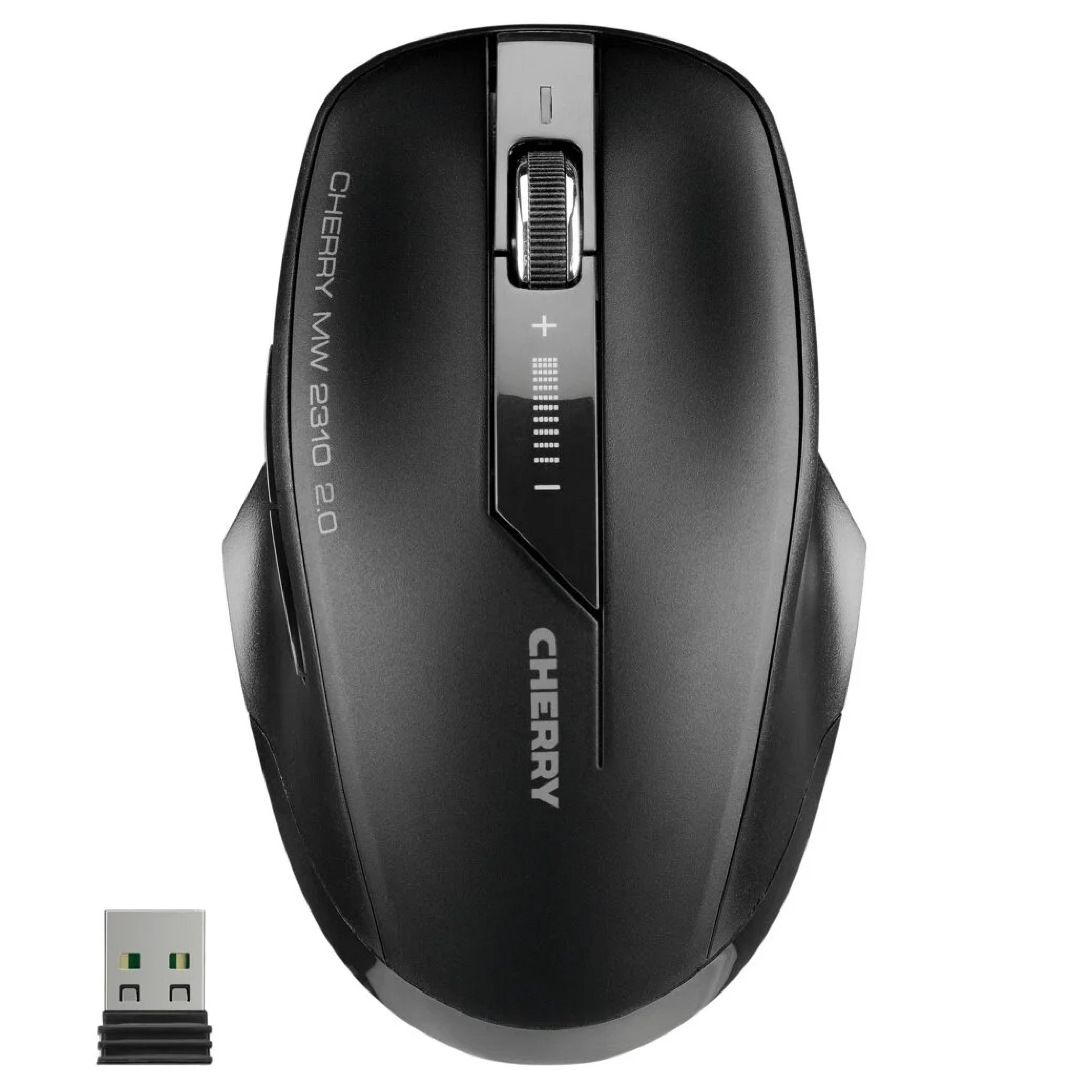 Cherry MW 2310 2.0 Maus Schwarz kabellos (Funk) für Rechtshänder