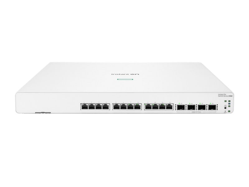 HPE Instant On 1960 12XGT 4SFP+ Switch
