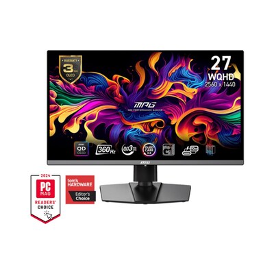 MSI  MPG 271QRXDE QD-OLED 26.5 Zoll WQHD QD-OLED 16:9 360 Hz Gaming Monitor | 04711377159425