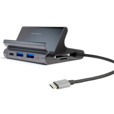 Image of 4smarts 7in1 Hub Universal Tablet und Phone Stand plus DeX-Modus grau