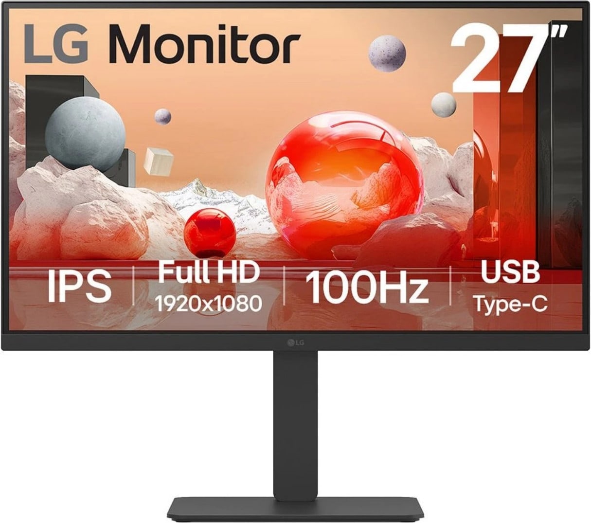 LG 27BA650-B 27 Zoll Full HD IPS Panel 16:9 100 Hz Monitor
