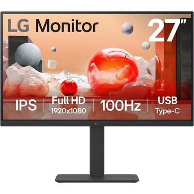 LG Electronics LG 27BA650-B 68,6 cm (27″) Full HD IPS Office Monitor 100Hz 16:9 HDMI/DP/USB-C PD65W | 08806096207208