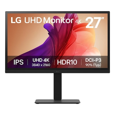 LG Electronics LG UltraFine 27BA45U-B 27 Zoll 4K (UHD) IPS 16:9 60 Hz Office Monitor DP/HDMI | 08806096435120