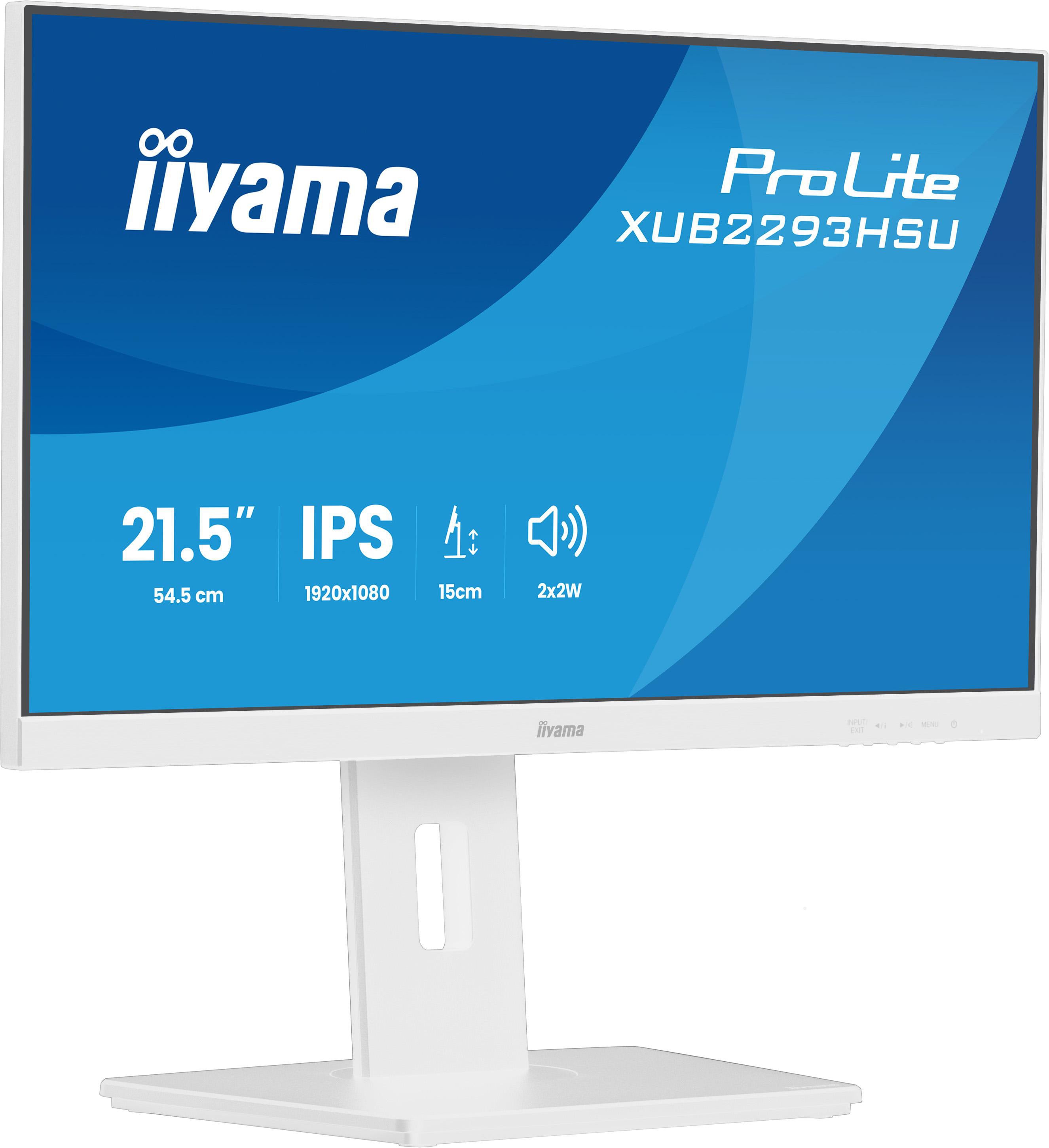 iiyama ProLite XUB2293HSU-W7 21.5 Zoll Full HD IPS Panel 16:9 100 Hz Monitor