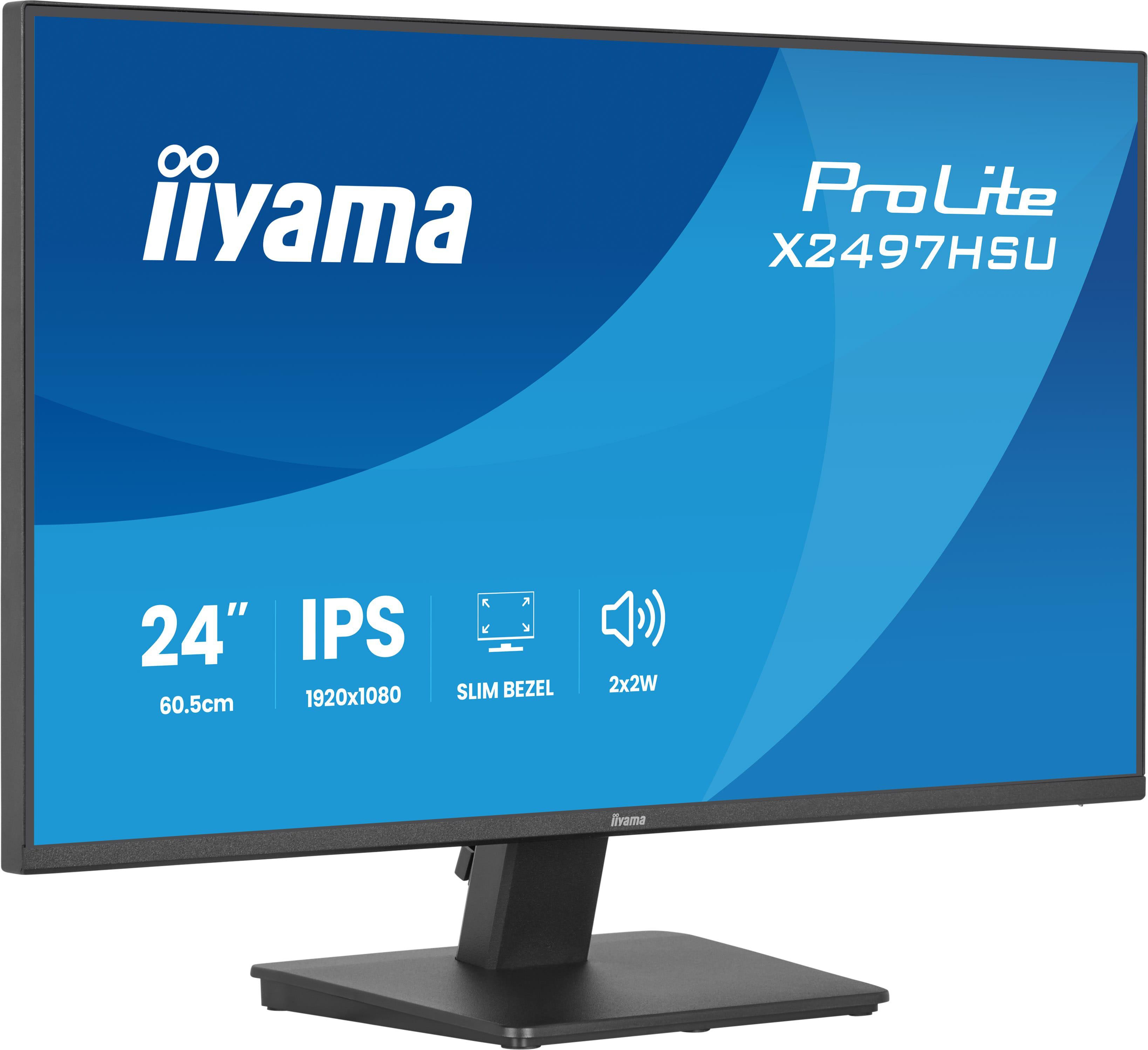 iiyama ProLite X2497HSU-B1 23.8 Zoll Full HD IPS Panel 16:9 120 Hz Monitor
