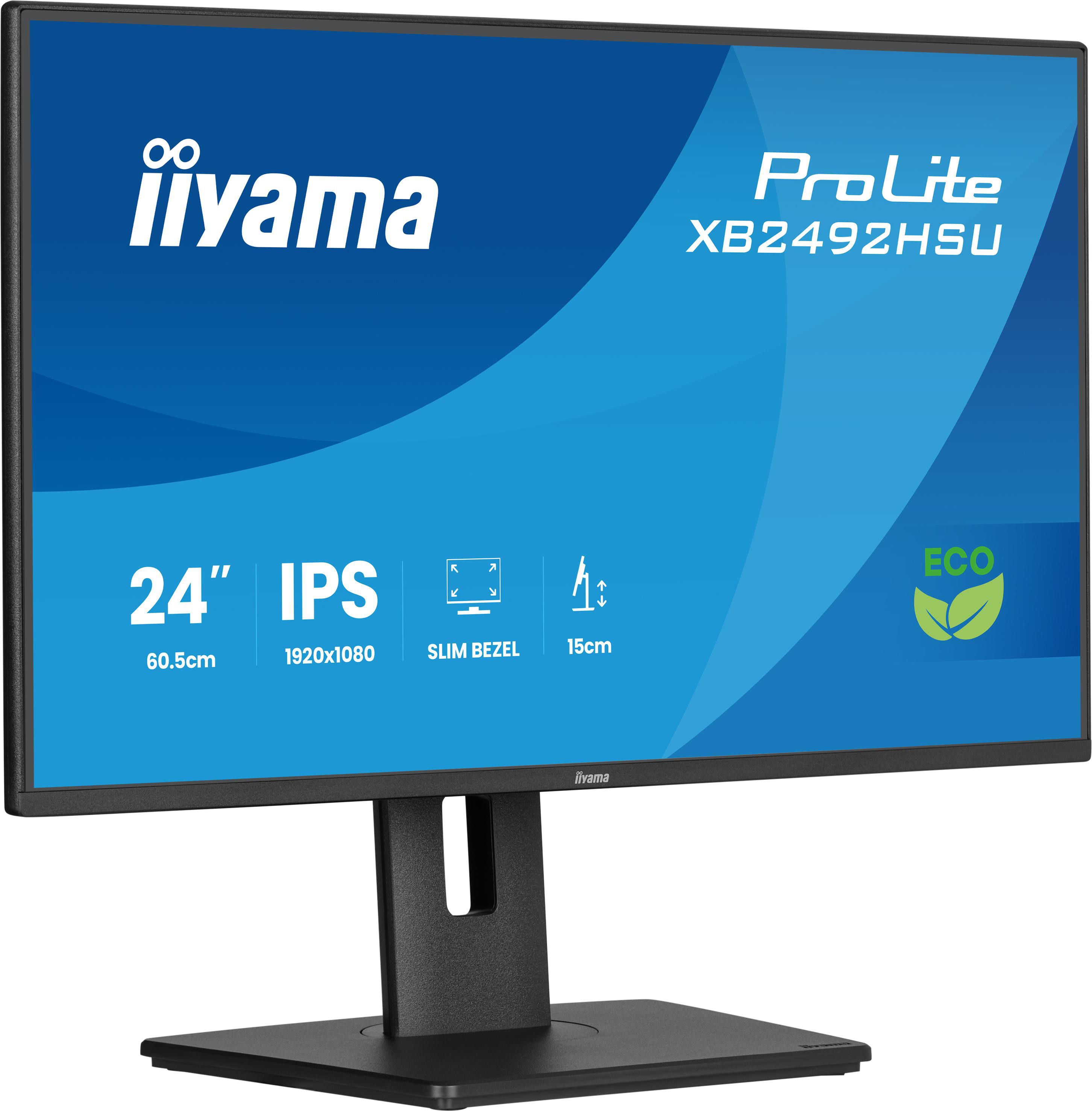 iiyama ProLite XB2492HSU-B1 23.8 Zoll Full HD IPS Panel 16:9 120 Hz Monitor