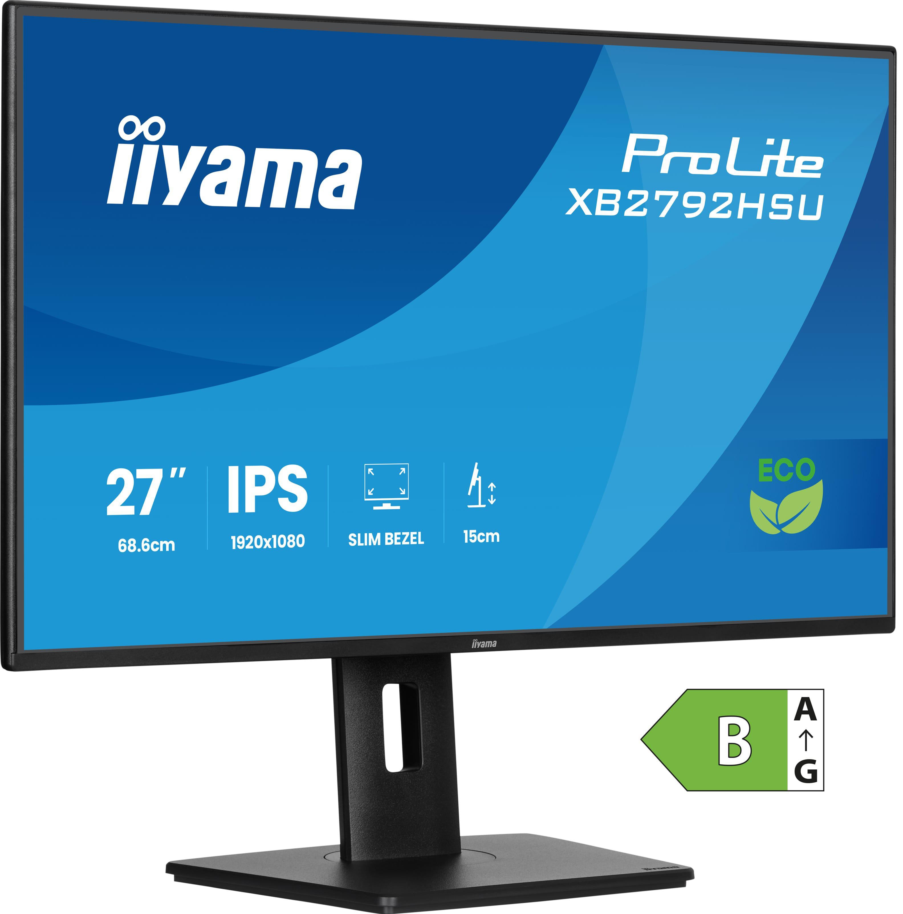 iiyama ProLite XB2792HSU-B1 27 Zoll Full HD IPS Panel 16:9 120 Hz Monitor