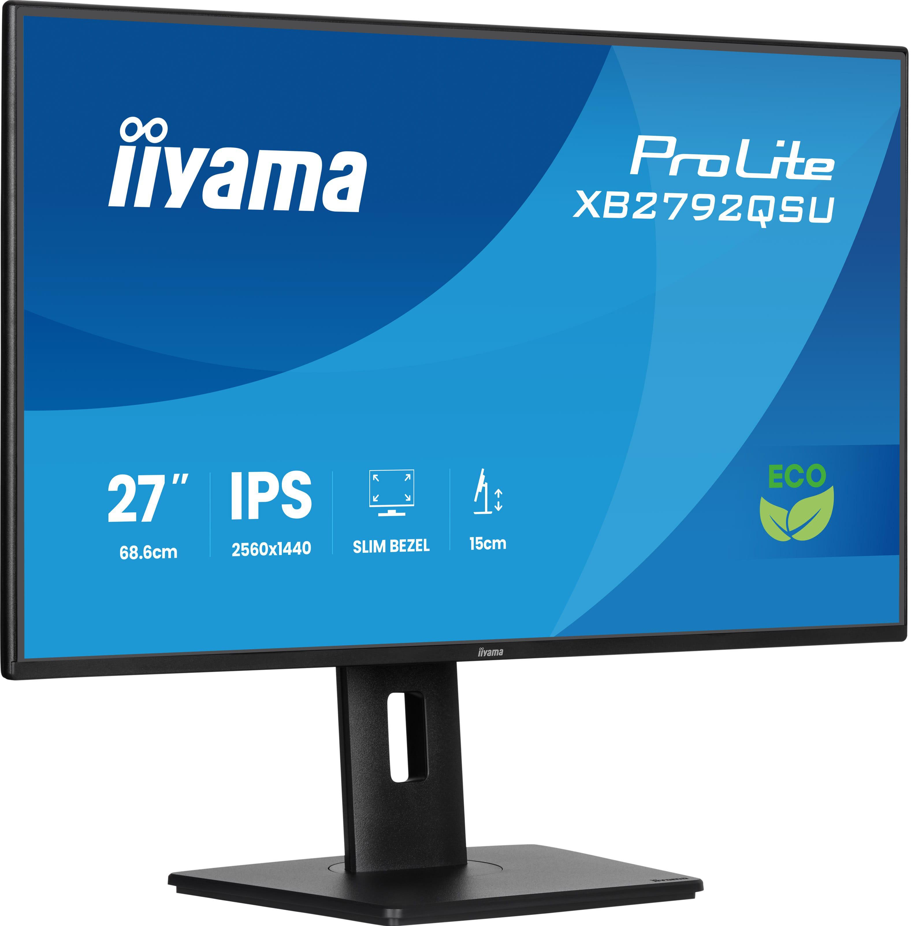 iiyama ProLite XB2792QSU-B1 27 Zoll WQHD IPS Panel 16:9 120 Hz Monitor