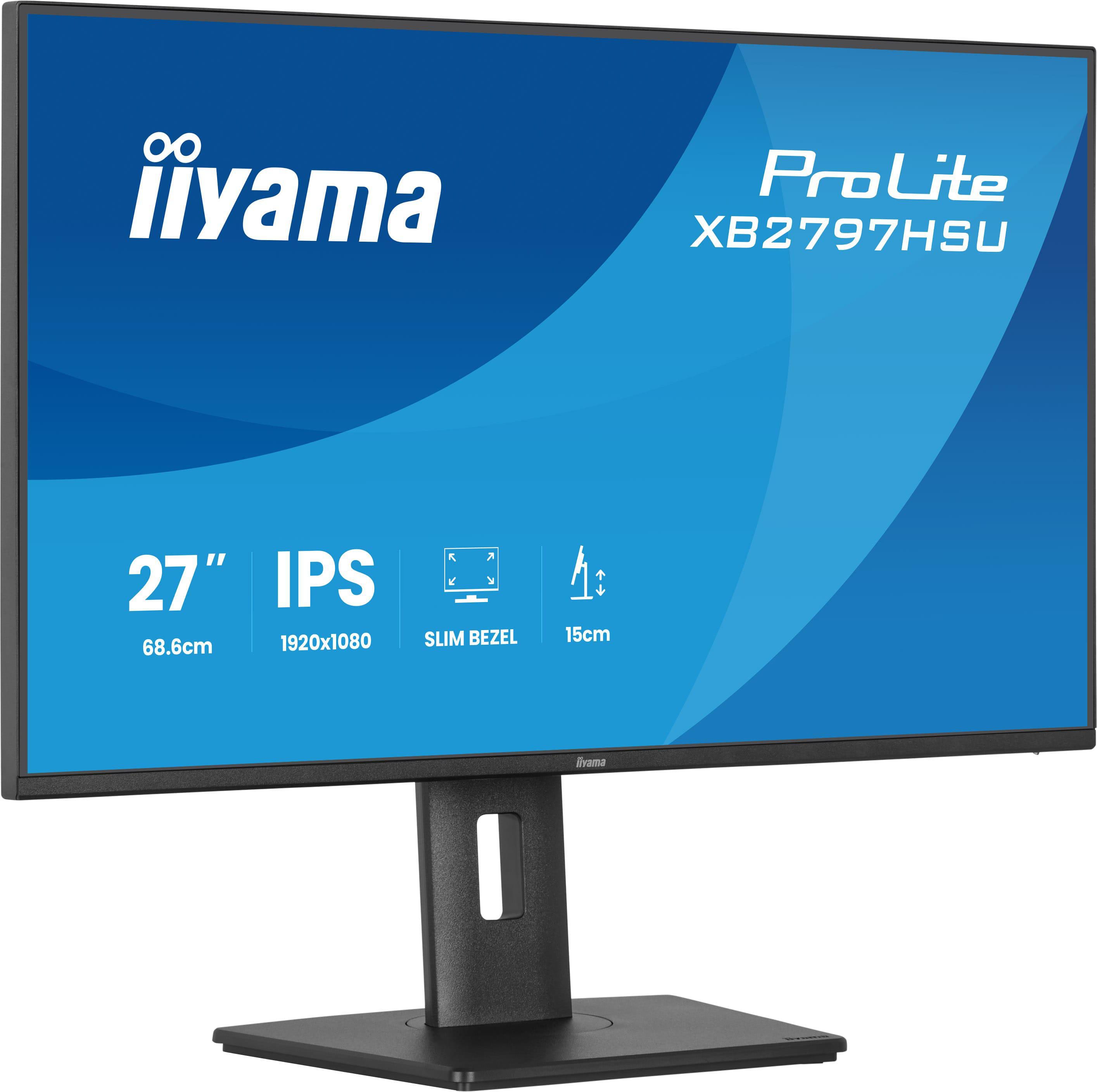 iiyama ProLite XB2797HSU-B1 27 Zoll Full HD IPS Panel 16:9 120 Hz Monitor